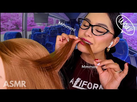 Compañera de OFICINA 💼 se COME 😱 tu CABELLO en el AUTOBÚS 🚌 I Ges ASMR