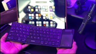 Samsers Foldable Bluetooth Keyboard with Touchpad