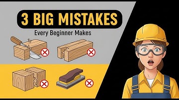 3 houtbewerkingsfouten die IEDERE beginner maakt | En hoe je ze kunt oplossen!