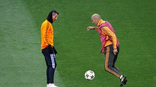 Zidane In Training - Skills, Tricks, Freestyle.