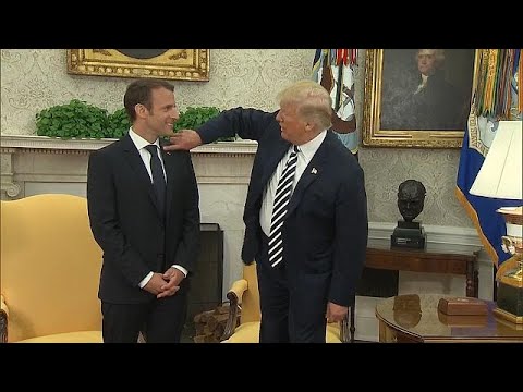 Hair you go: Trump dusts off Macron’s ‘dandruff’