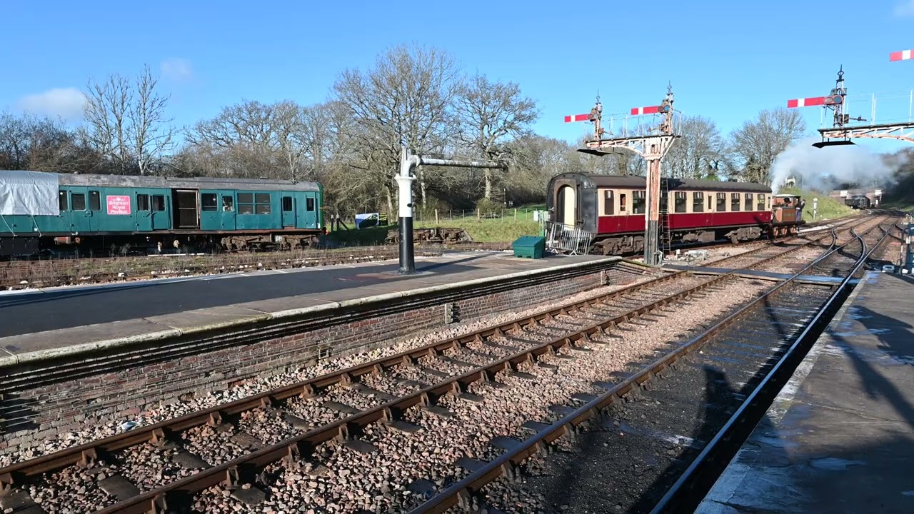 Fenchurch shunting a coach into Horsted Keynes station.