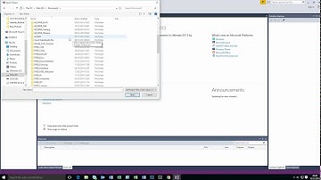 Create A New Project in Visual Studio 2013