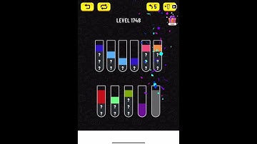 water sort puzzle level 1748