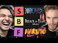 Rating EVERY Anime Opening Song Ever (ft. PewDiePie)