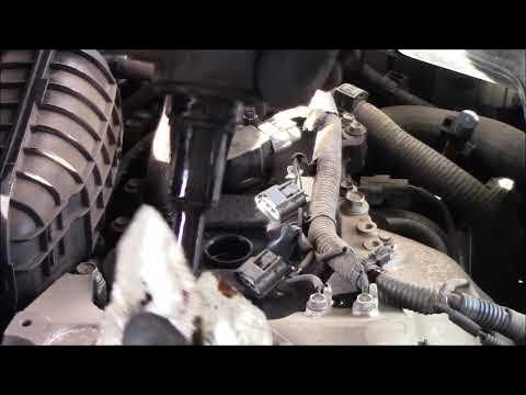 Nissan altima cylinders misfire P0300 - YouTube