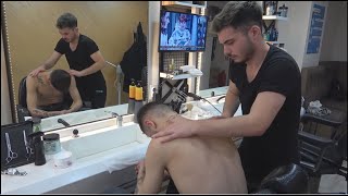 ASMR Head Massage | Face Massage | Body Massage By Crazy Turkish Barber Tunahan