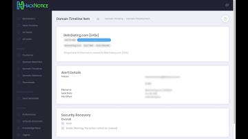 HackNotice Domain Monitoring Overview