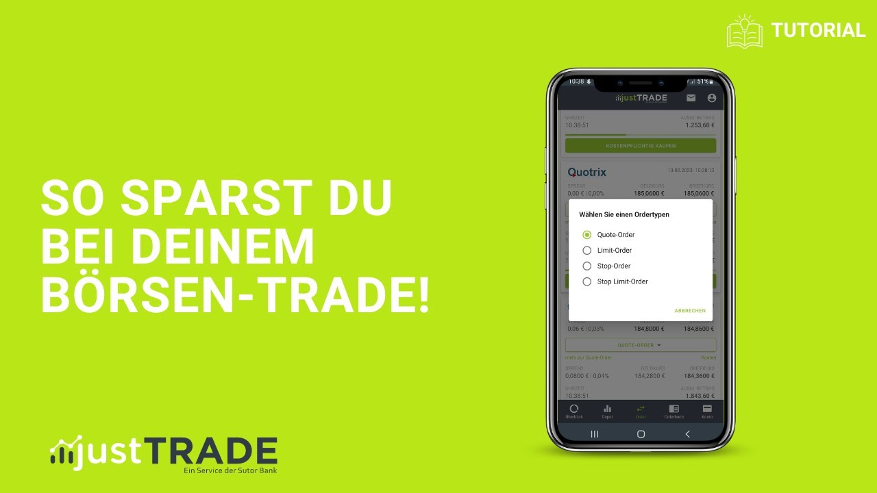 justTRADE Konditionen ▻ Wertpapiere & Kryptos handeln