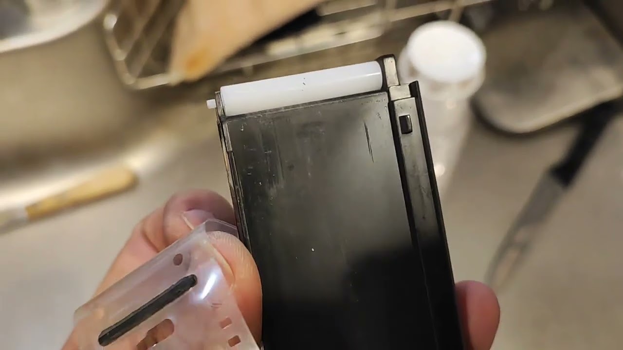 Panasonicエアコンお掃除ロボット部分の分解洗浄 CS-406CEX2