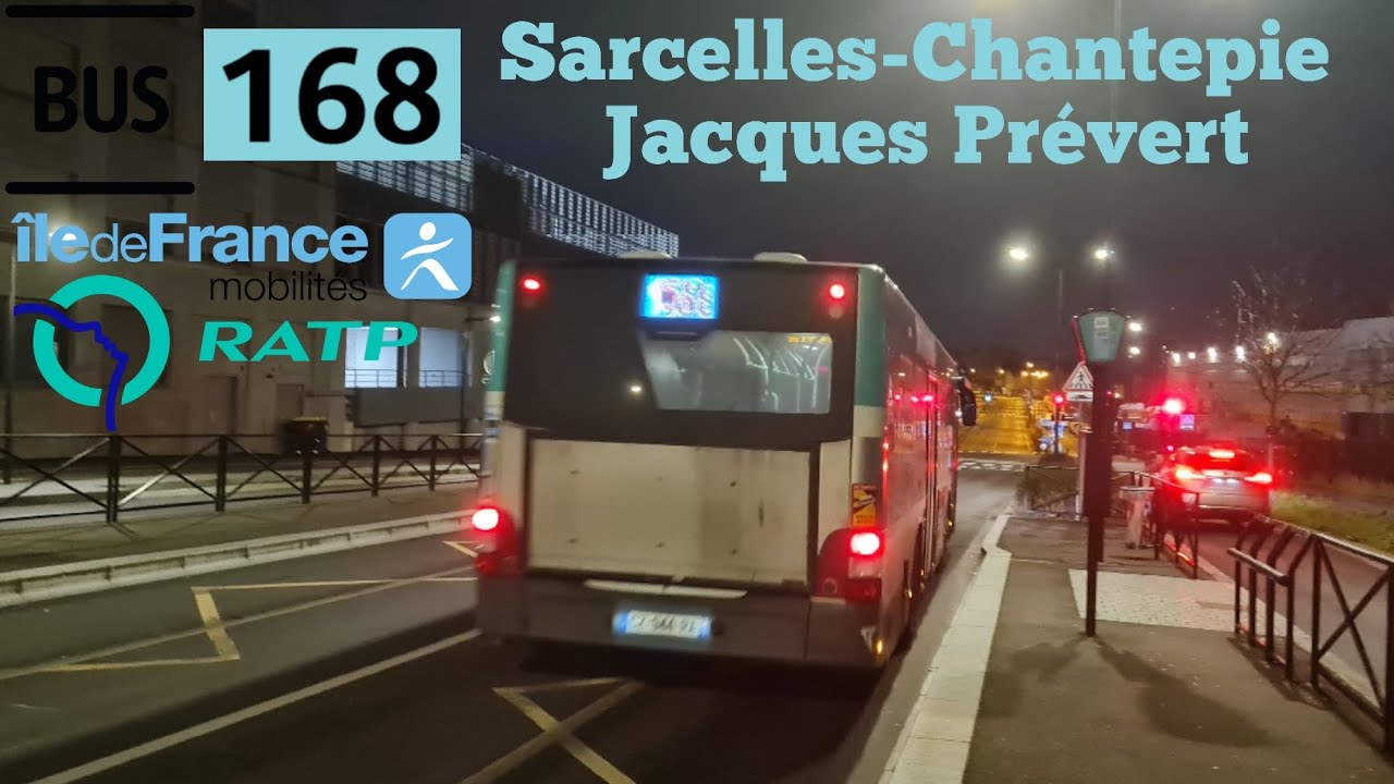 Bus 168 Ratp man lion s'city Le Trajet Entre Sarcelles Chantepie ...