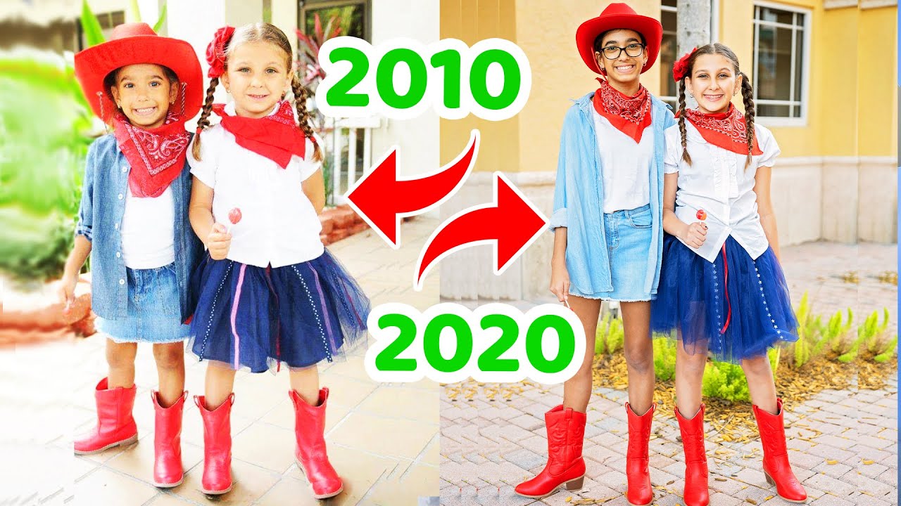 Mimi Land y Gaby imitan fotos de su INFANCIA 10 year challenge