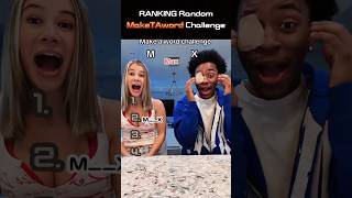 Ranking the best make a word challenge #makeawordchallenge #funnyvideos #fyp #viralchallenge