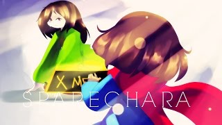 Frisk vs. Chara SPEEDPAINT - What..are you doing