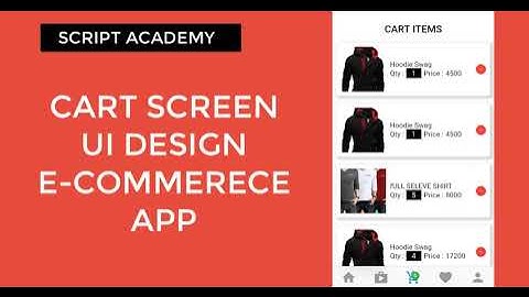 Flutter Lecture 36 ecommerece app  CART SCREEN UI winter series | flutter tutorial in Hindi/Urdu