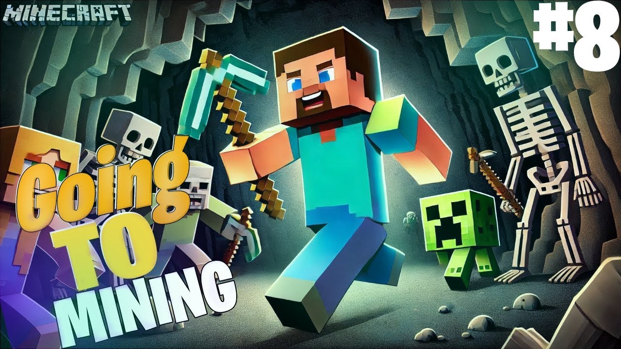 Going To Mining | Minecraft PE Survival series Bangla EP #8 - YouTube