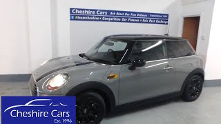 Used Mini Cooper Automatic in Moonwalk Grey for sale with Cheshire Cars Crewe