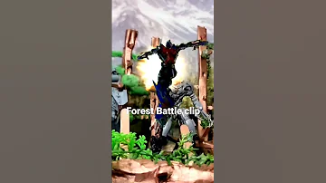 Transformers Forest Battle Clip 