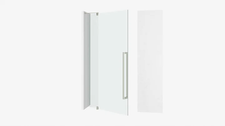 Save VIGO CAMEO ADJUSTABLE FRAMELESS PIVOT SHOWER DOOR VG6076