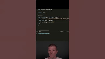 Decoding JWTs with Plain Java #java #shorts