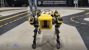 Motion capture of Boston Dynamics "Spot", the robot dog, at the Starlab Texas A&M