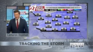 Cameron Hopman provides live update on storm Jan. 12, 2024