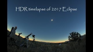 HDR timelapse of Total Solar Eclipse 2017
