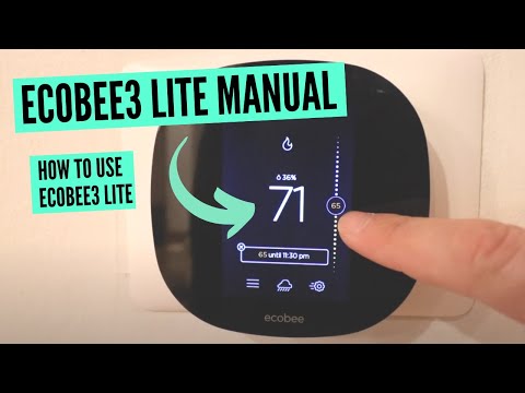 Ecobee3 Lite Manual | How To Use Ecobee3 Lite