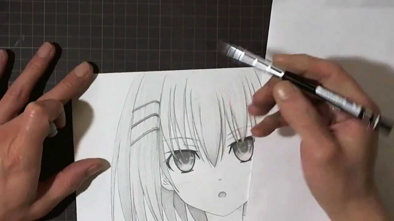 デート ア ライブ 170分で鳶一折紙描いてみた Youtube