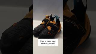How to clean your climbing shoes