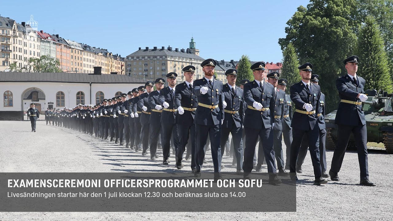 Avslutningsceremoni officersprogrammet (227:e kompaniet) och Sofu - 2022