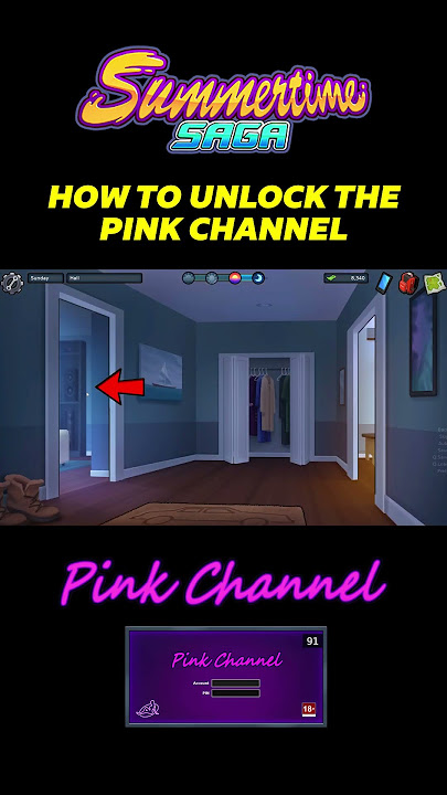 How to Unlock the Pink Channel in Summertime Saga (Latest Version) #shorts #2025 #summertimesaga