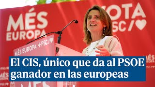El CIS de Tezanos es la única encuesta que da al PSOE ganador en los comicios europeos