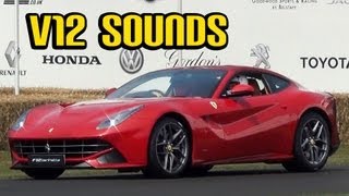 Ferrari f12 berlinetta & ff v12 sounds on track!