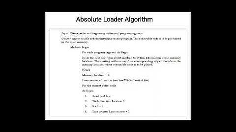 System Software - Loaders - Unit 2