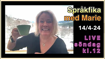 Språkfika söndagsfika med Marie - Lär dig svenska med Marie @svenskamedmarie