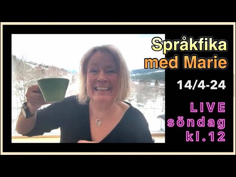 Språkfika söndagsfika med Marie - Svenska med Marie @svenskamedmarie