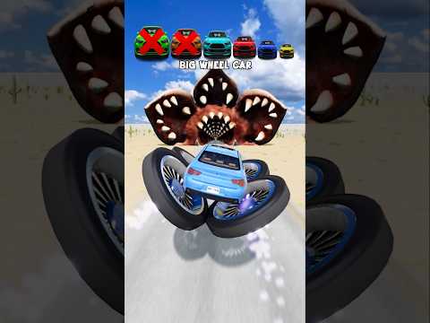 Stranger Things Demogorgon vs Big & Small Cars