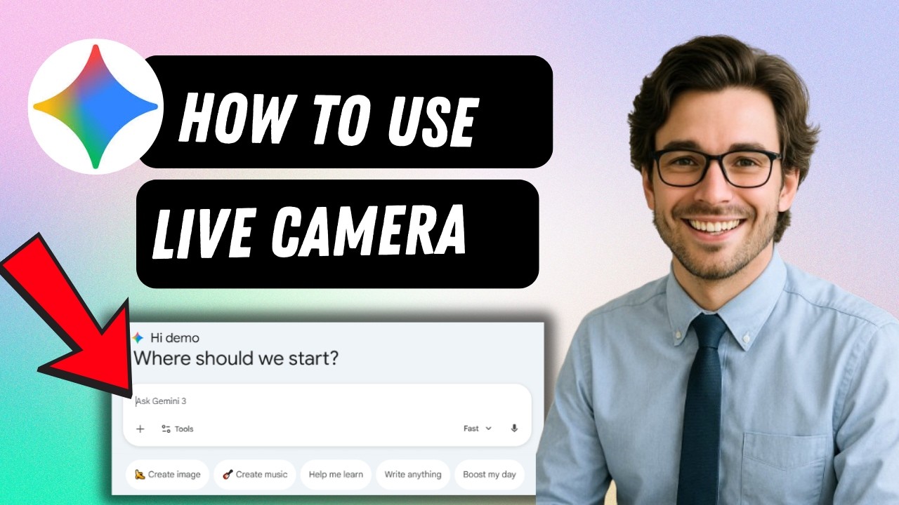 How to use Gemini live camera (full guide 2026) - YouTube