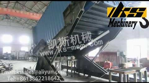 container tilter testing in foctory