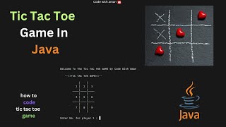 How to code Tic Tac Toe game in Java  ||  Bachpan wala game in Java 😎 || Game in Java 🔥