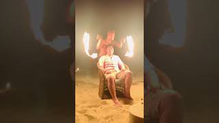 100%FUN  fire show on the beach Thaïlande #shorts