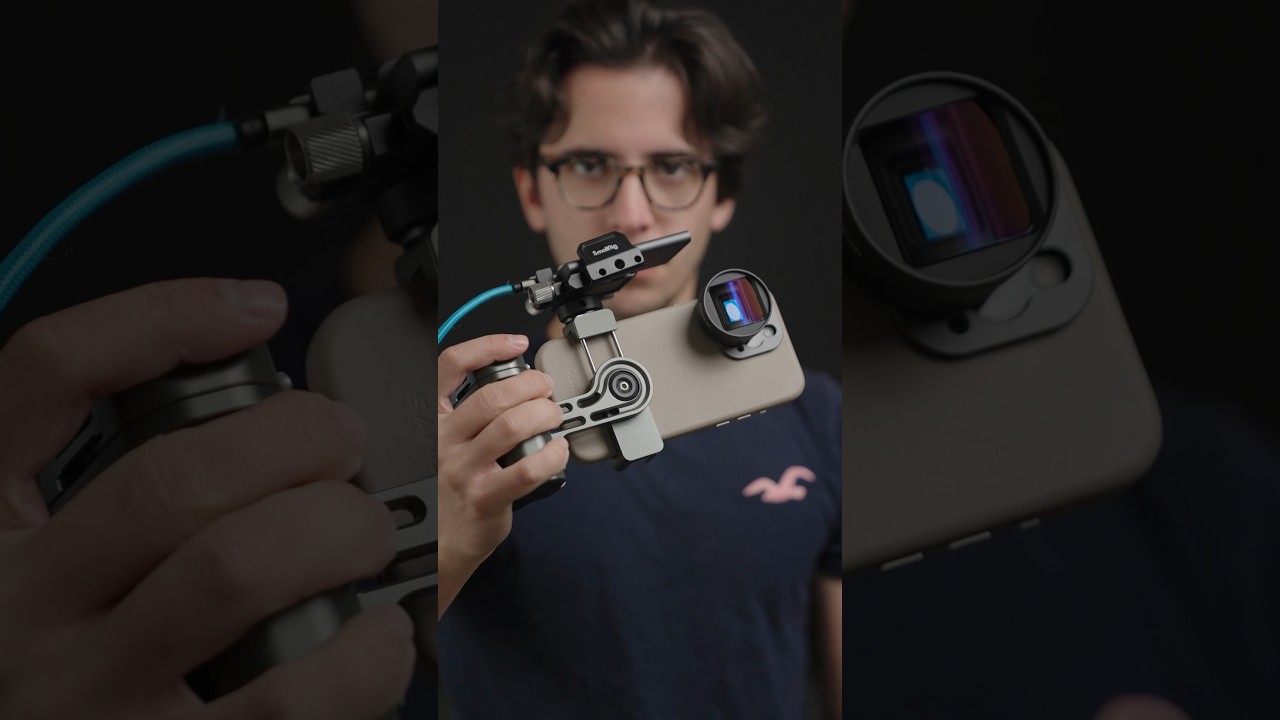 PRO Filmmaking essentials for iPhone 15 Pro Max 🎥🔥 #shorts #iphone15promax #iphonefilmmaking