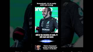 Stefano Domenicali : F1 is really solid and strong whatever Lewis Hamiltond decides