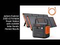 Jackery Explorer 2000 v2 Portable Power Station with 2x200W Solar Panels: Honest Results