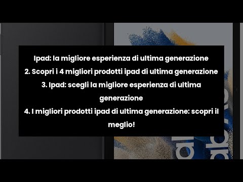 Ipad: la migliore esperienza di ultima generazione