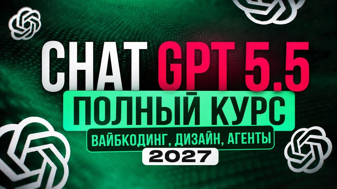 Полный ГАЙД по Новому ChatGPT 5.5 | GPT Image 2 | Вайбкодинг для новичка | Удаленная работа