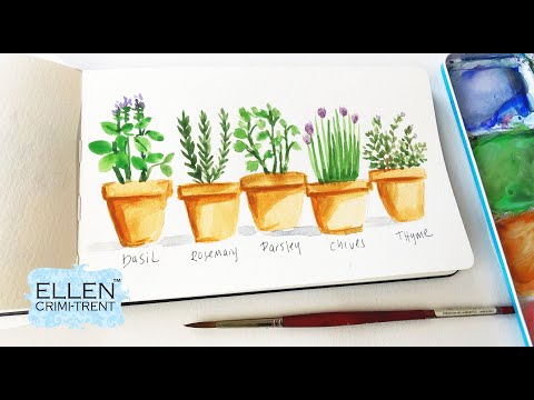 Sketchbook Painting Ideas Watercolor Flower Plants Step By Step Tutorial Easy For Beginners Youtube,Human Face Facial Proportions Drawing