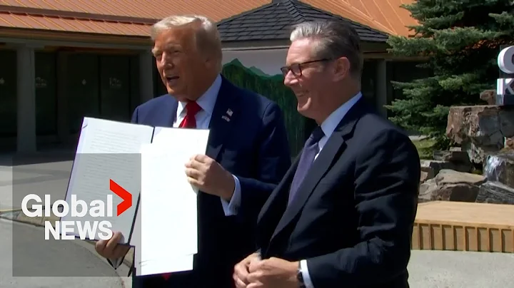 Trump, Starmer sign US-UK trade deal during G7 summit in Canada