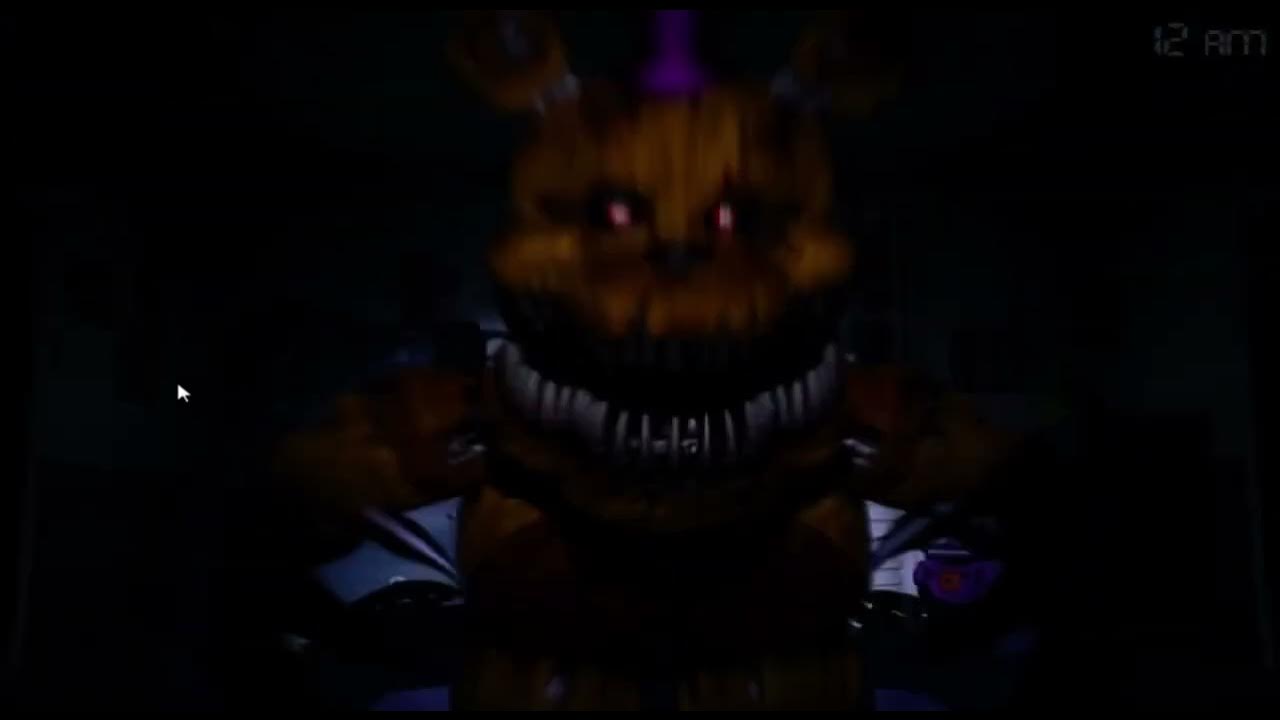 Nightmare Fredbear jumpscare by GardunoGamer123